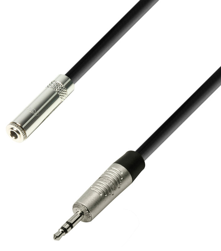 Adam Hall K4BYW0600 Cable Extensión Auriculares Minijack Hembra a Minijack Estéreo 6 Metros 1