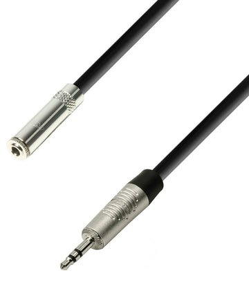 Adam Hall K4BYW0600 Cable Extensión Auriculares Minijack Hembra a Minijack Estéreo 6 Metros 1