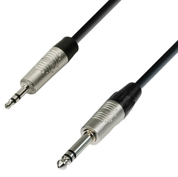 Adam Hall K4BVW0300 Minijack Estéreo a Jack Estéreo 3 Metros 1