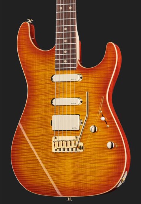 Suhr Standard Legacy 510 SB RW Guitarra Eléctrica Suhr Burst 3