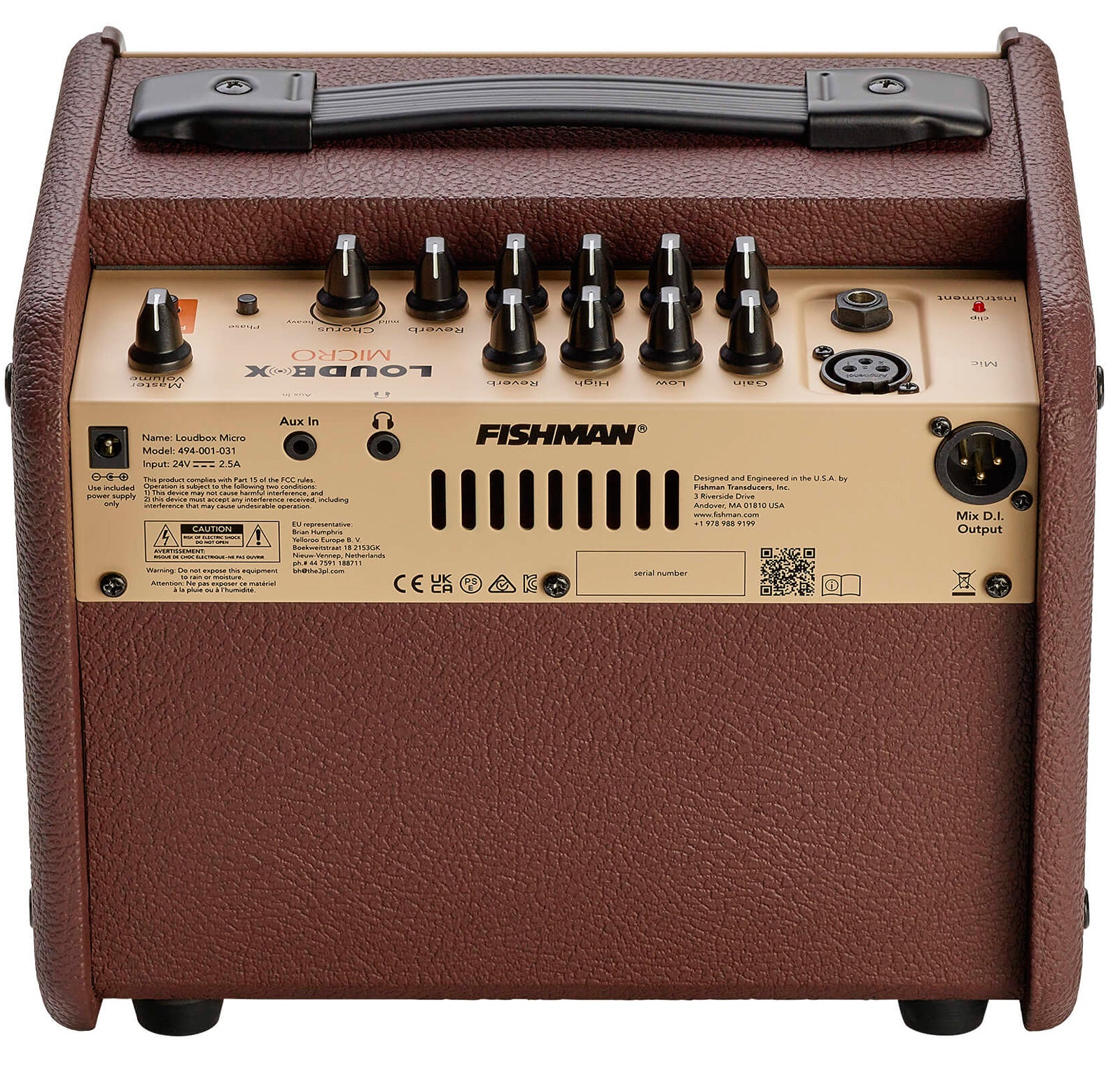 Fishman Loudbox Micro Amplificador Guitarra Acústica 18