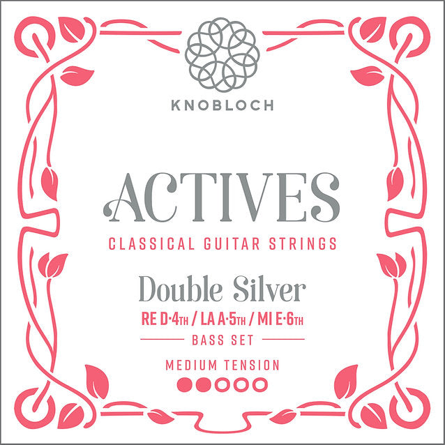 Knobloch 300ADS Actives Bass Set Conjunto Cuerdas Graves Guitarra Española Tensión Media 1