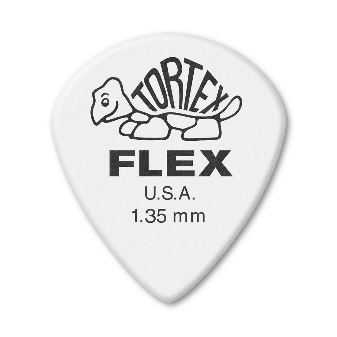 Dunlop 466R135 Tortex FLEX Jazz III XL Púa 1.35 mm. Unidad 1