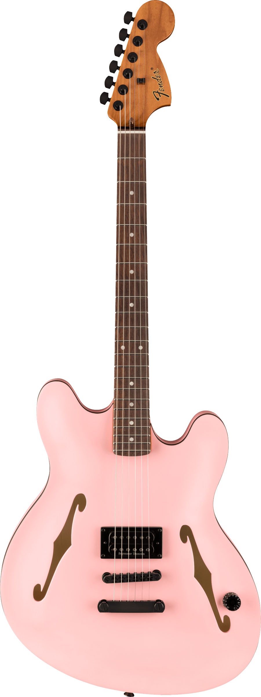 Fender Tom Delonge Starcaster RW Guitarra Eléctrica Satin Shell Pink 1