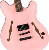 Fender Tom Delonge Starcaster RW Guitarra Eléctrica Satin Shell Pink 5