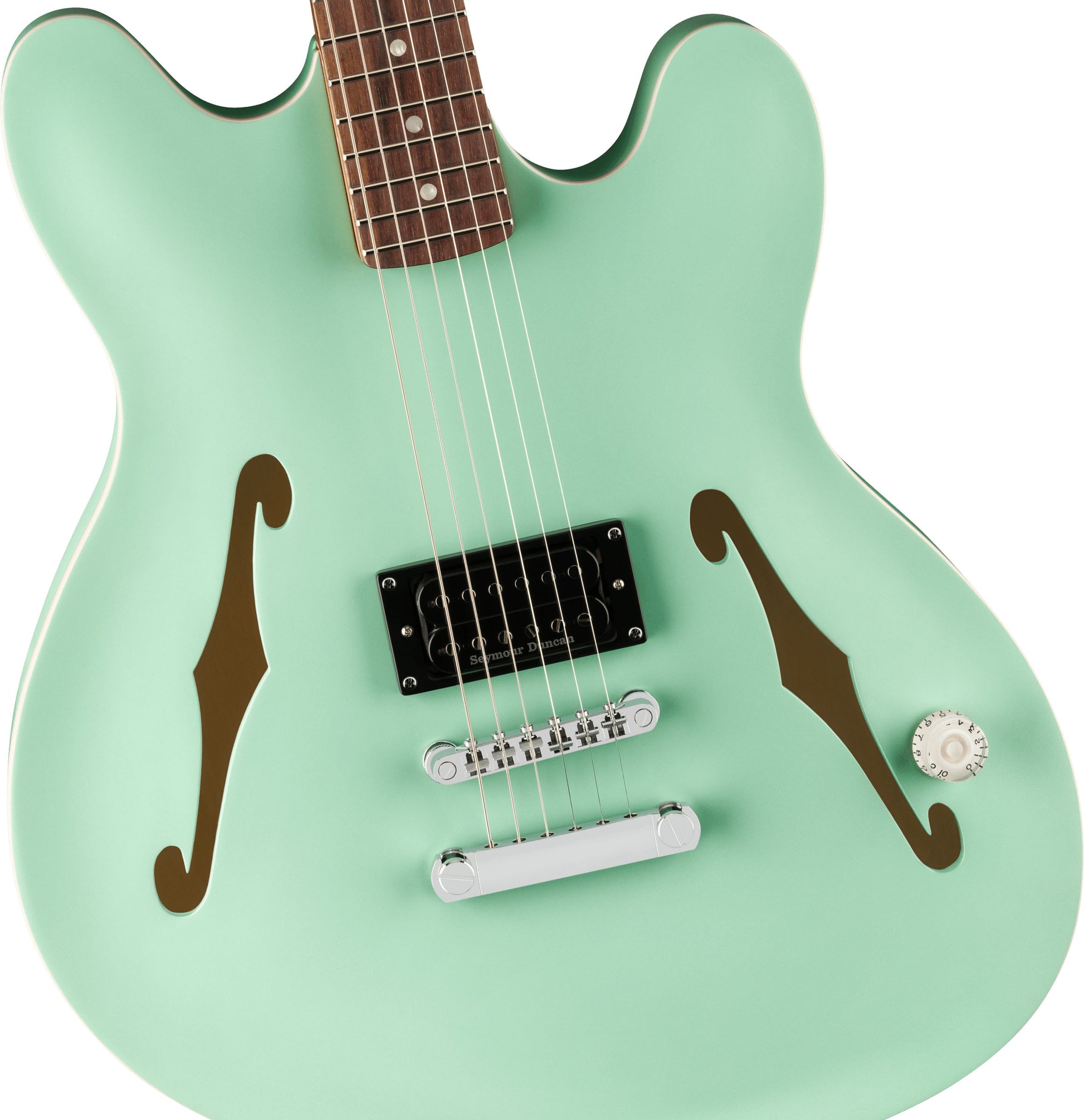 Fender Tom Delonge Starcaster RW Guitarra Eléctrica Satin Surf Green 5