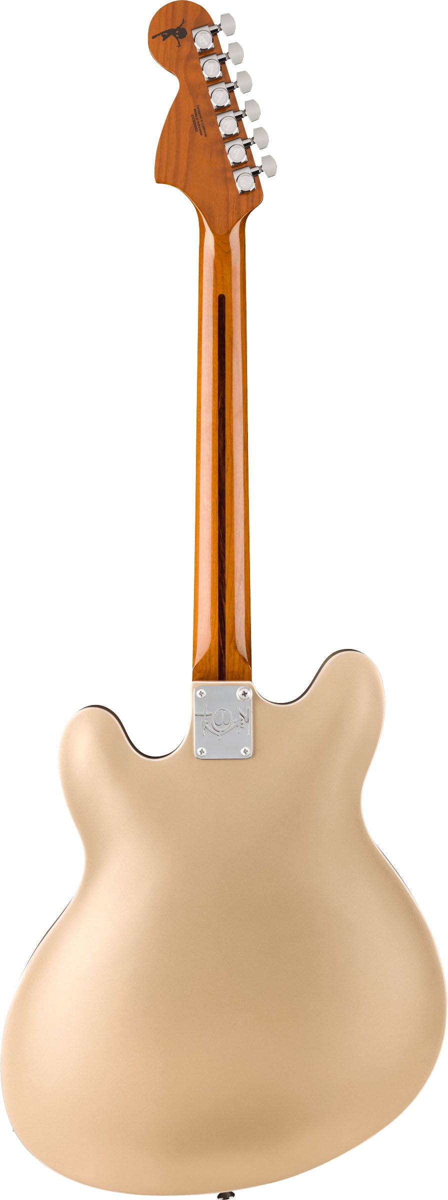 Fender Tom Delonge Starcaster RW Guitarra Eléctrica Satin Shoreline Gold 2