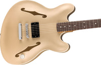 Fender Tom Delonge Starcaster RW Guitarra Eléctrica Satin Shoreline Gold 3