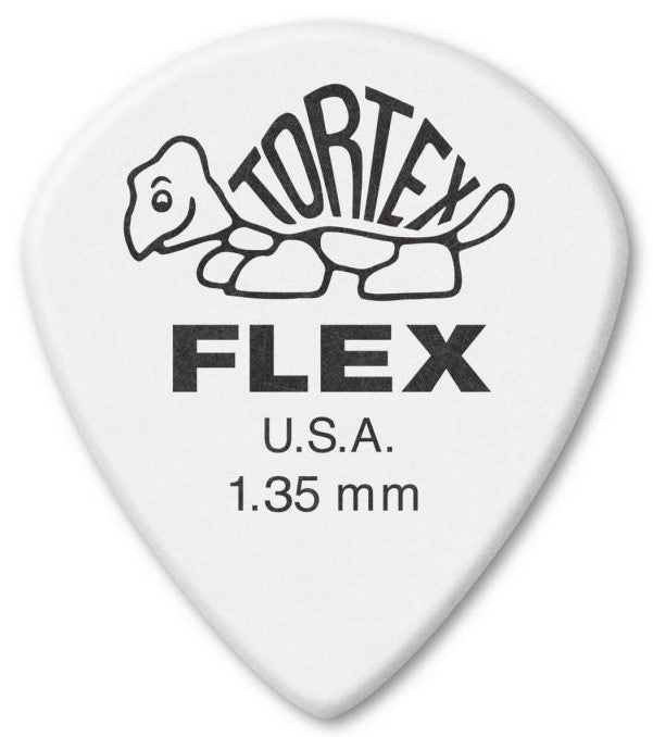 Dunlop 466P135 Pack 12 Púas Tortex FLEX Jazz III XL 1.35 mm 2