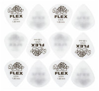 Dunlop 466P135 Pack 12 Púas Tortex FLEX Jazz III XL 1.35 mm 5