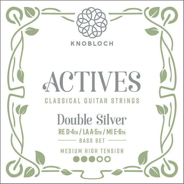 Knobloch 400ADS Actives Bass Set Conjunto Cuerdas Graves Guitarra Española Tensión Media Alta 1