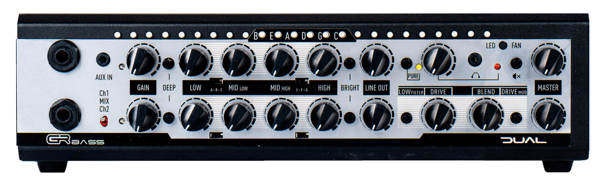 GR DUAL800 Amplificador Cabezal Bajo 1