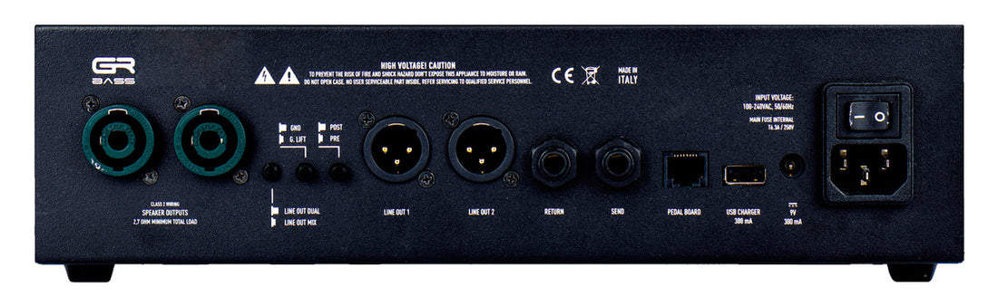 GR DUAL800 Amplificador Cabezal Bajo 2