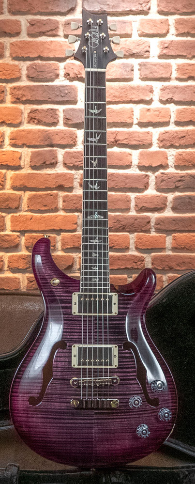 PRS McCarty 594 Hollowbody II 10CC PIWB Guitarra Eléctrica Purple Iris Wrap Burst 1