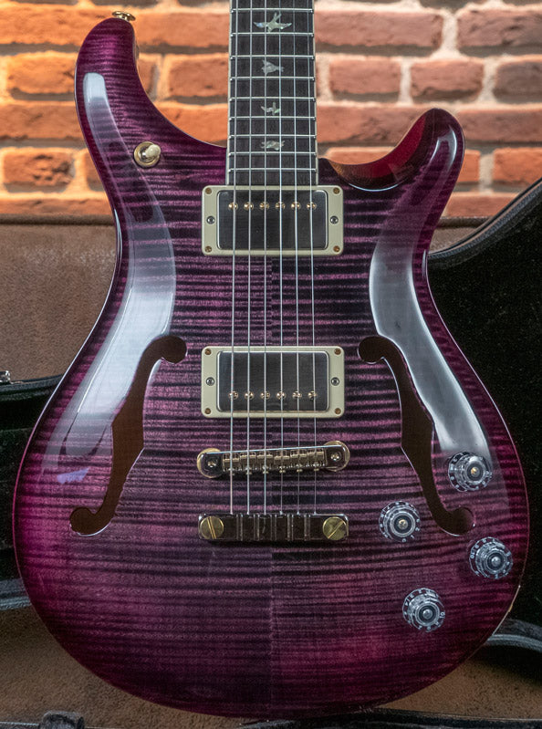 PRS McCarty 594 Hollowbody II 10CC PIWB Guitarra Eléctrica Purple Iris Wrap Burst 2
