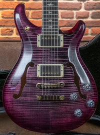 PRS McCarty 594 Hollowbody II 10CC PIWB Guitarra Eléctrica Purple Iris Wrap Burst 2