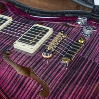PRS McCarty 594 Hollowbody II 10CC PIWB Guitarra Eléctrica Purple Iris Wrap Burst 4