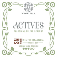 Knobloch 400ASN Actives SN Nylon Conjunto Cuerdas Agudas Guitarra Española Tensión Media Alta 1