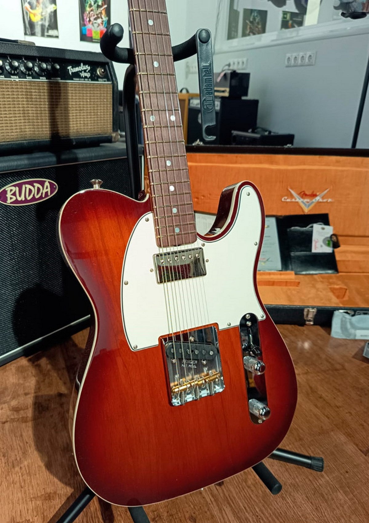 Fender American Custom Shop Telecaster NOS RW Guitarra Eléctrica Violin Burst 3