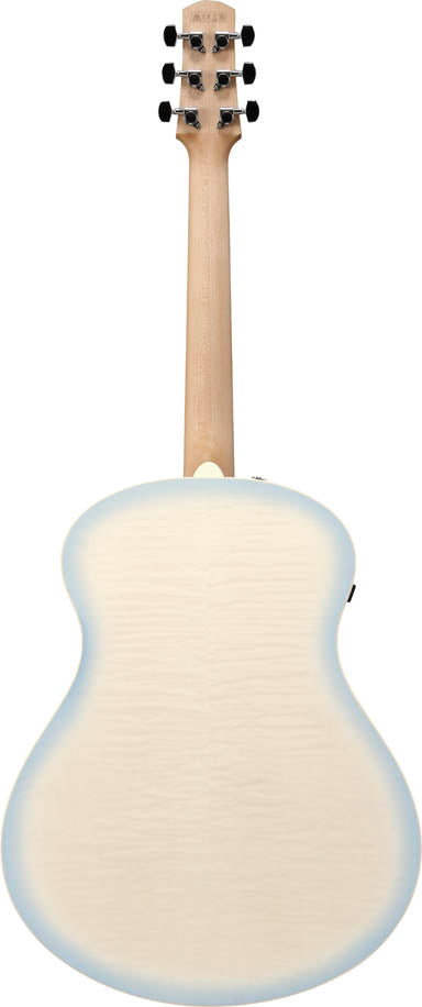 Ibanez AAM370M2E AIB Guitarra Electroacústica Auditorio Transparent Antique White Ice Blue 3