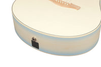 Ibanez AAM370M2E AIB Guitarra Electroacústica Auditorio Transparent Antique White Ice Blue 11