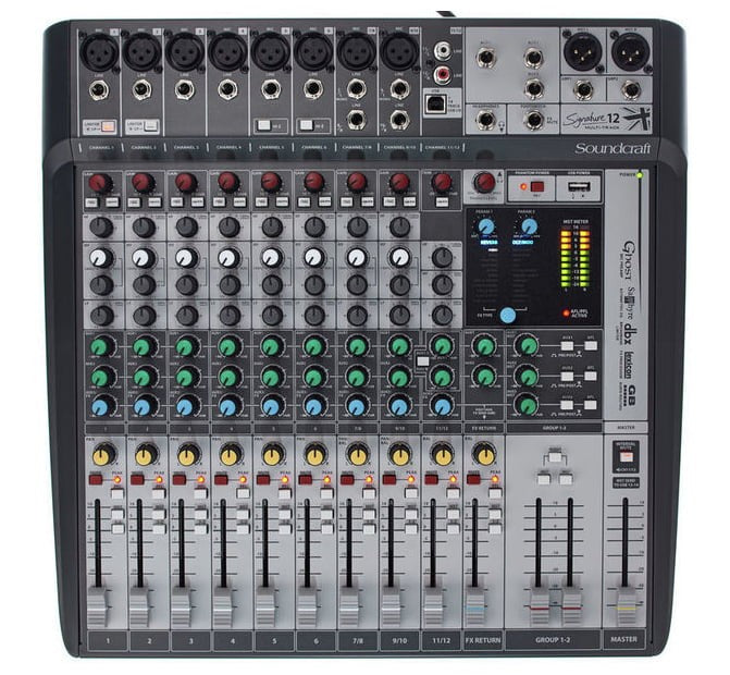 Soundcraft Signature 12MTK Mesa de Mezclas 12 Canales 1