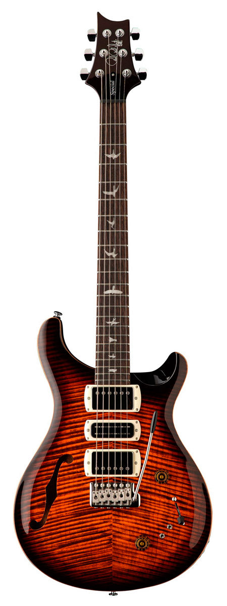 PRS SE Special SemiHollow OTS Guitarra Eléctrica Orange Tiger Smokeburst 1