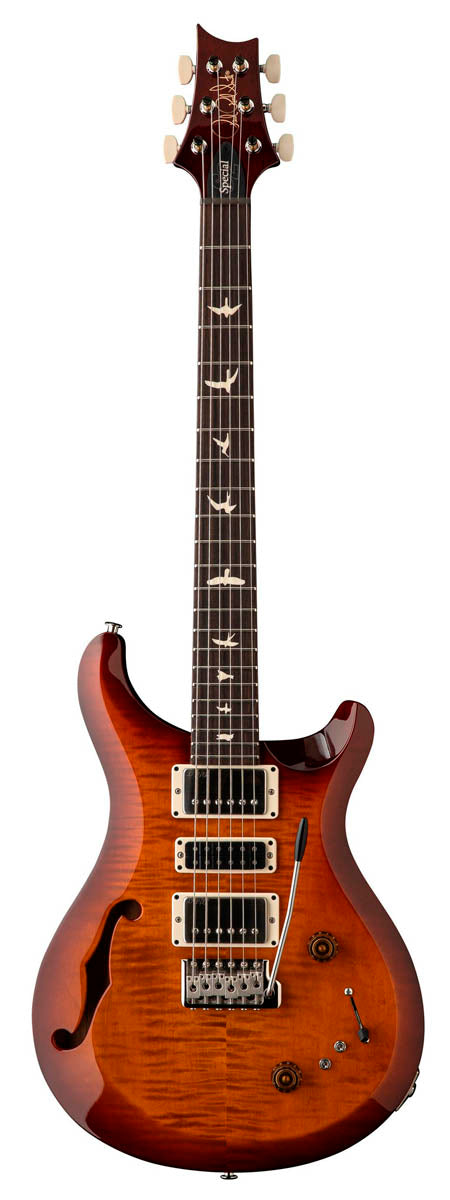 PRS S2 Special Semi Hollow DCS Guitarra Eléctrica Dark Cherry Sunburst 1