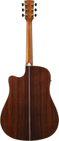 Ibanez AW391RCE BKH Guitarra Electroacústica Dreadnought Natural con Tapa Negra 3