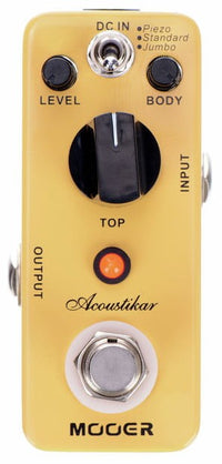 Mooer Acoustikar Pedal Simulador Guitarra Acústica 1