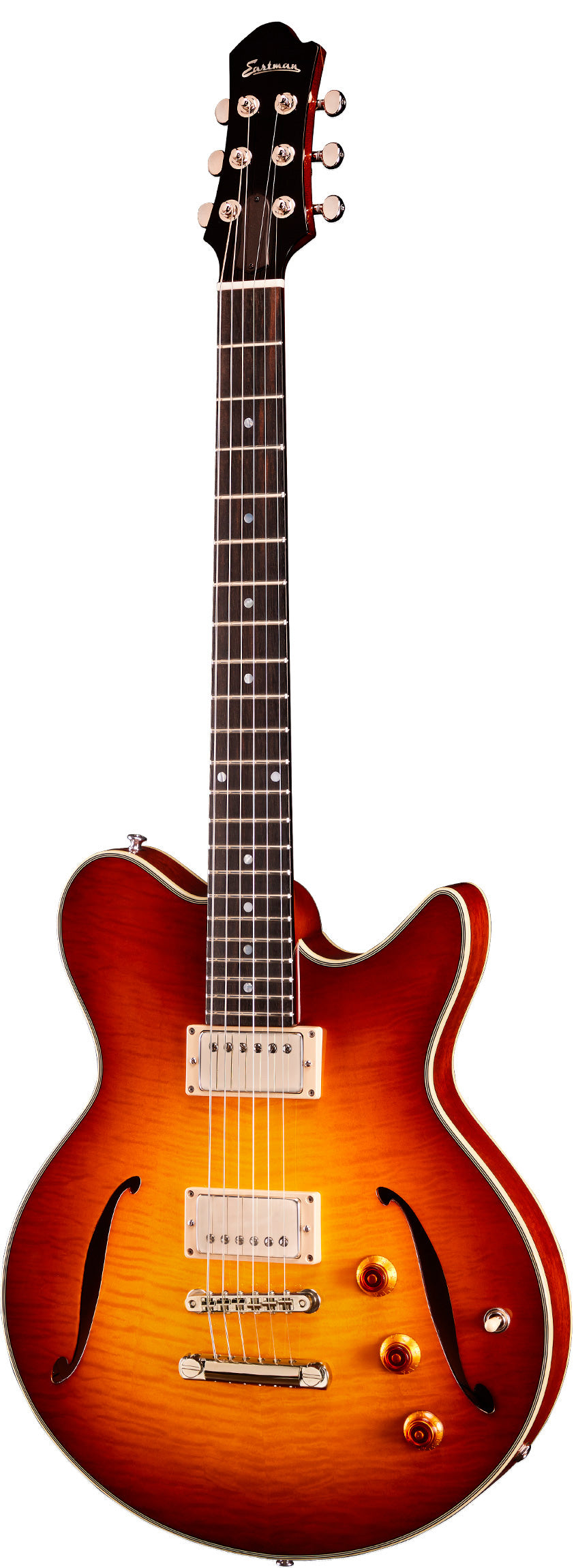 Eastman Romeo CA California Guitarra Eléctrica Gold Burst 1