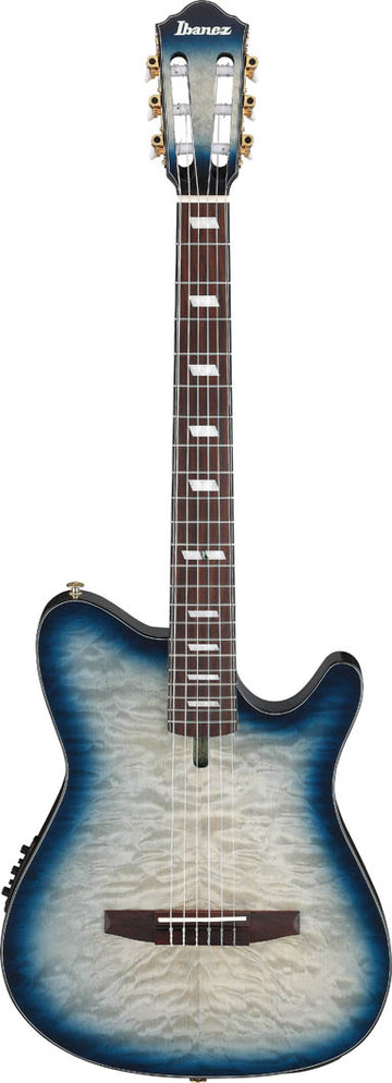 Ibanez FRH20QMN CTL Guitarra Española Electrificada Cosmic Blue Starburst 1
