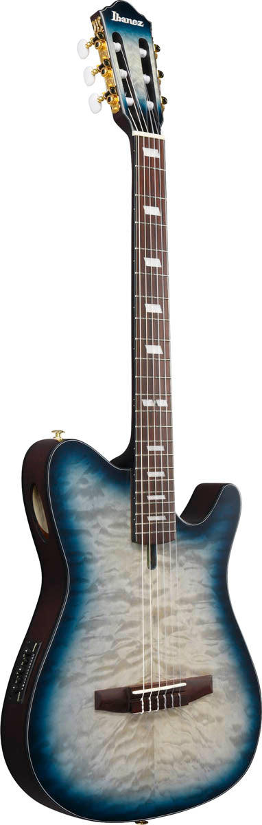 Ibanez FRH20QMN CTL Guitarra Española Electrificada Cosmic Blue Starburst 2