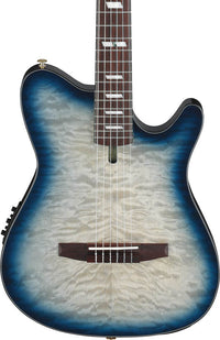 Ibanez FRH20QMN CTL Guitarra Española Electrificada Cosmic Blue Starburst 4