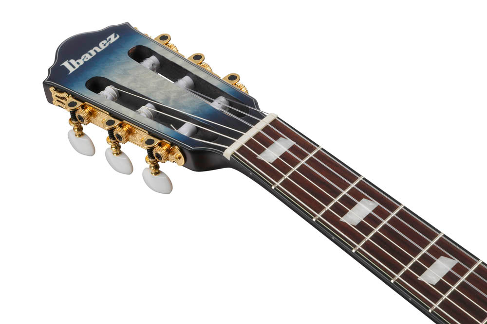 Ibanez FRH20QMN CTL Guitarra Española Electrificada Cosmic Blue Starburst 8
