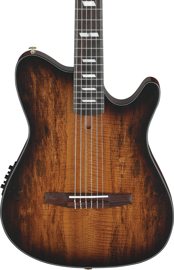 Ibanez FRH20QMN TCL Guitarra Española Electrificada Tobacco Burst 4
