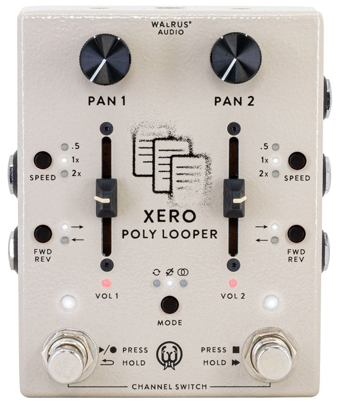 Walrus Xero Polylooper CR Pedal Looper Estéreo Cream 1