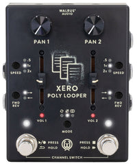 Walrus Xero Polylooper BLK Pedal Looper Estéreo Negro 1