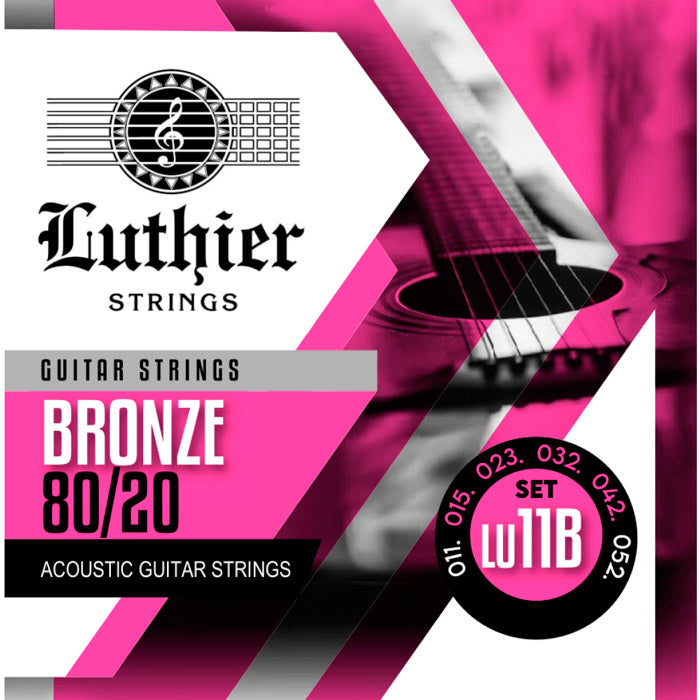Luthier LU-11B Bronze Juego Cuerdas Guitarra Acústica 11-52 1