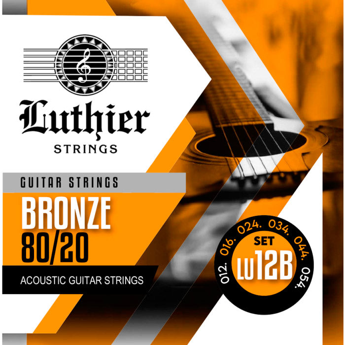 Luthier LU-12B Bronze Juego Cuerdas Guitarra Acústica 12-54 1
