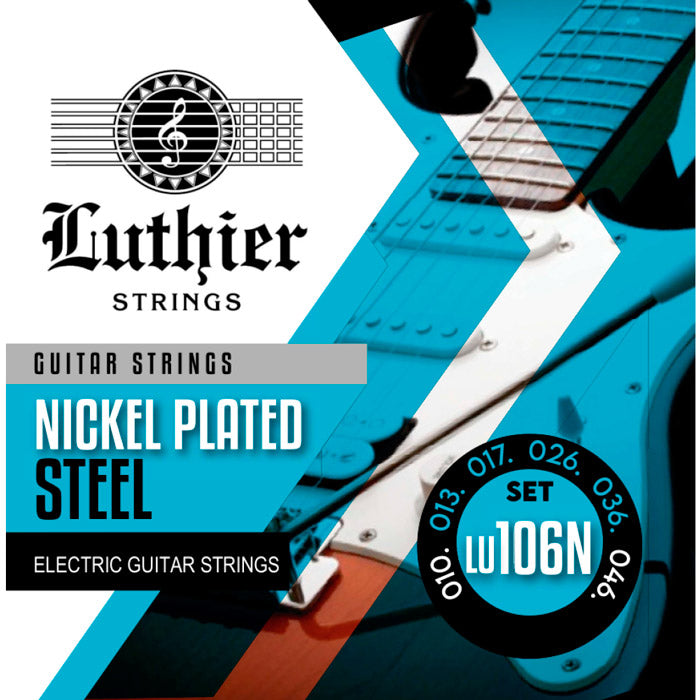 Luthier LU-106N Juego Cuerdas Guitarra Eléctrica 10-46 1