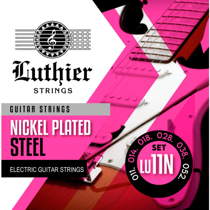 Luthier LU-11N Juego Cuerdas Guitarra Eléctrica 11-52 1