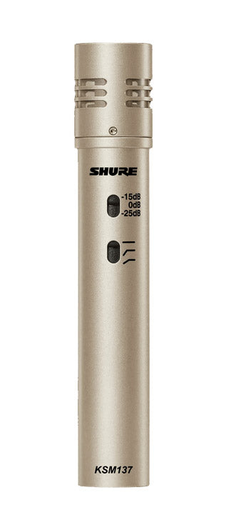 Shure KSM137SL Micrófono Condensador 12
