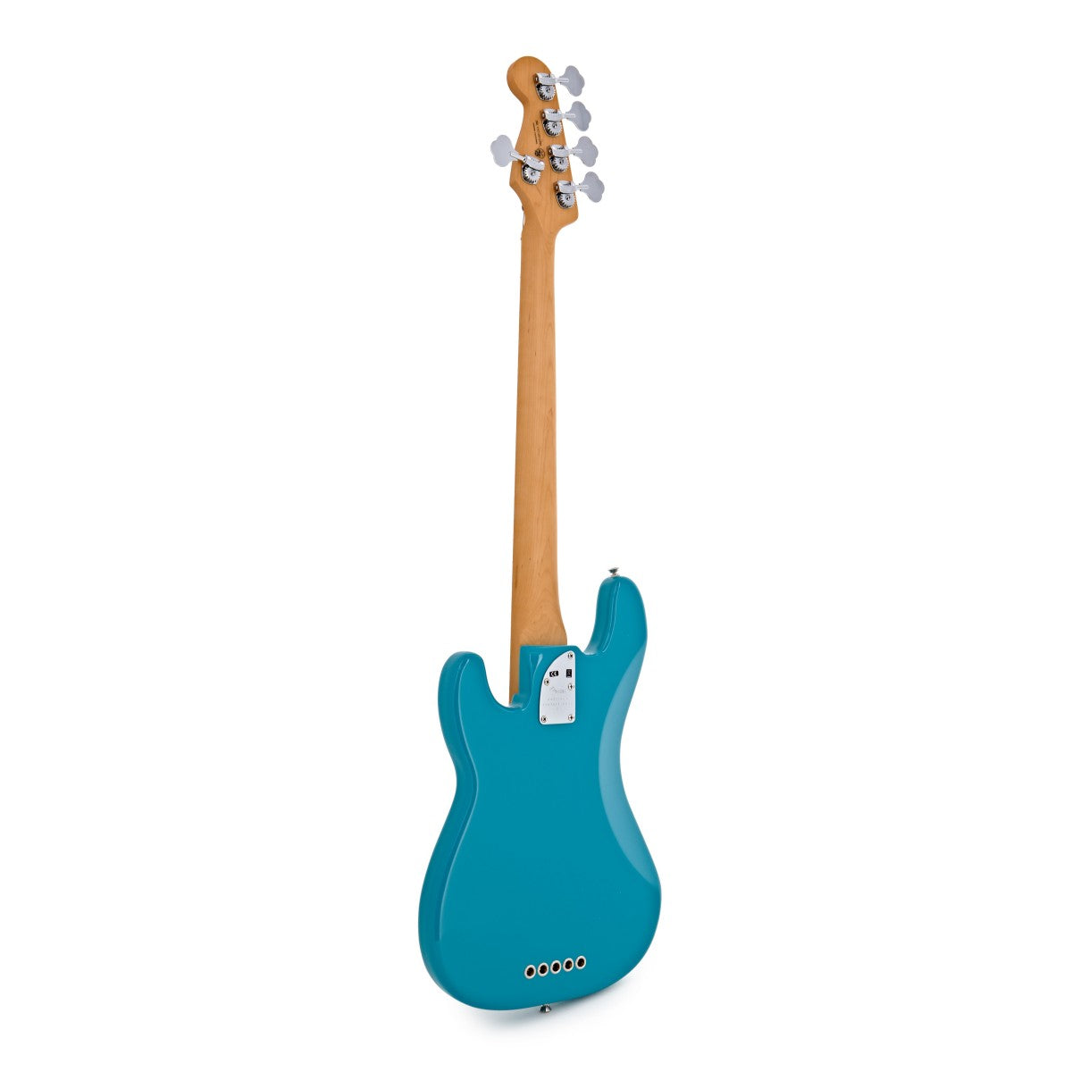 Fender American Professional II Precision Bass V MN Bajo Eléctrico 5 Cuerdas Miami Blue 8