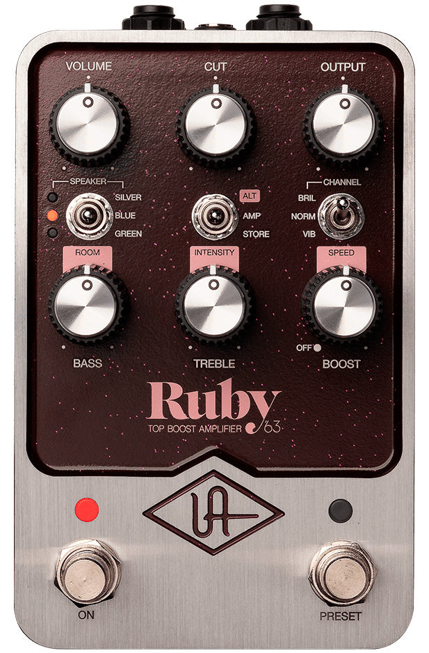 Universal Audio Ruby 63 Top Boost Amplifier Pedal 1