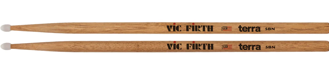 Vic Firth 5BTN American Classic Terra Baquetas Batería Punta de Nylon 1