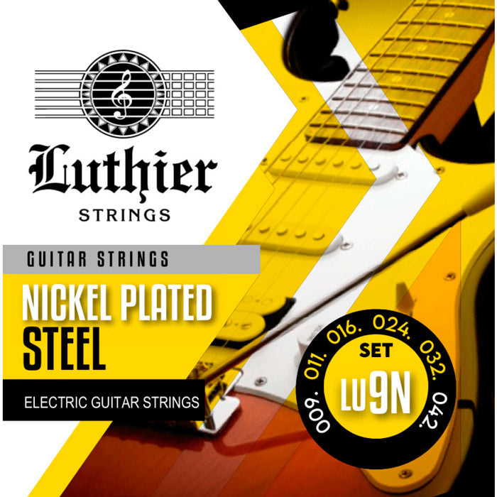 Luthier LU-9N Juego Cuerdas Guitarra Eléctrica 9-42 1