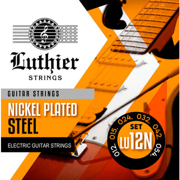 Luthier LU-12N Juego Cuerdas Guitarra Eléctrica 12-54 1