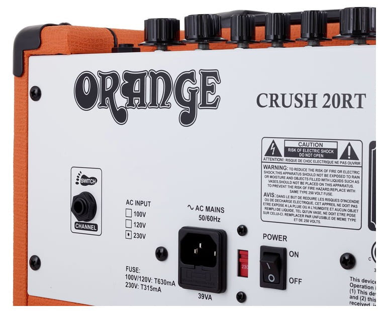 Orange Crush 20RT Amplificador Guitarra 6