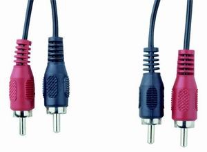 Monacor 144013 Cable 2 X 2 RCA 1 Metro. 1